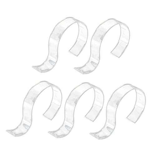 Garneck Belt Tie Rack for Men's Women's 5pcs Acrylic Belt Display Stands Belt Holder Rack Organizer Belt Display Stand for Home Decor Present