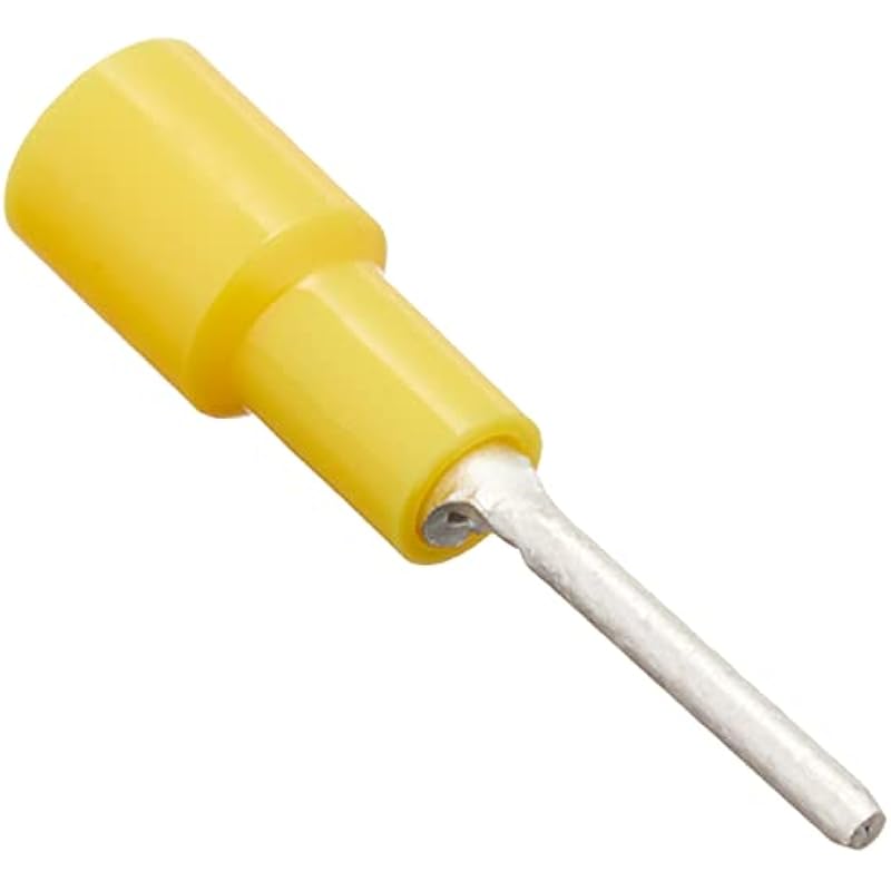 니치후端子 工業 銅Line용 環境配慮shape 絶縁被覆付圧着端子 TC형 棒형 黄 TMEX TC-0.3-9.5-YEL
