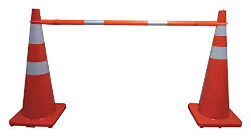 Telescoping Cone Bar, Orange, 60-108 in L