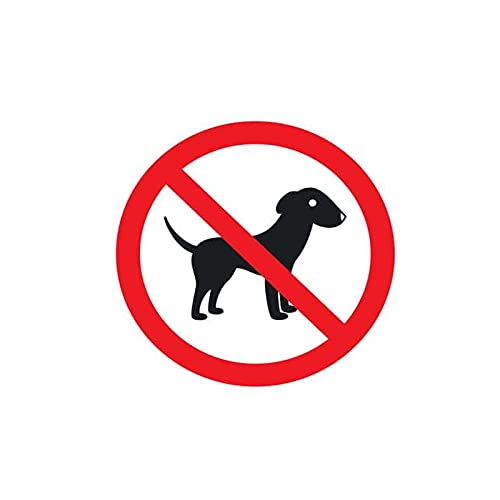 Prohibido Adhesivo De Polímero Plastificado Perro Uv