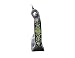 Polished Aluminum Barrel Racing Show Lime Green Black Cross Beaded Saddle Stirrups 3