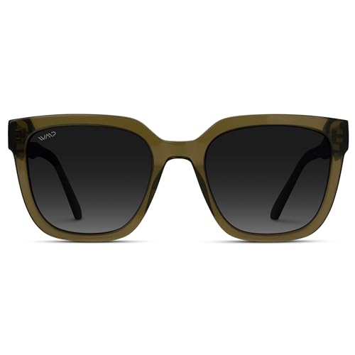 WearMe Pro Timeless Elegance: Women's Polarized Oversized Retro Square Sunglasses3