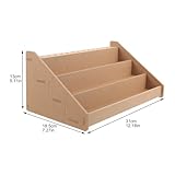 Anneome Acrylic Paint Storage Rack with 13 Grids and Brush Holder - Multi-Layer Organizer for Craft Paints Ideal for Artists and Hobbyists - Image 2