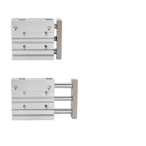 Vérin de guidage compact pneumatique MGPM anti-rotation course 100