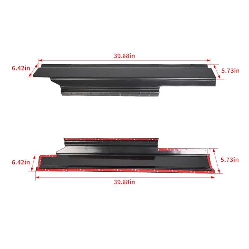 ECOTRIC Trail Armor Rocker Panel Cover Compatible with 2009-2022 Dodge Ram 1500 2500 3500 Classic Crew Cab Guard Sill Trim Replacement for 14064 by ECOTRIC - Image 7