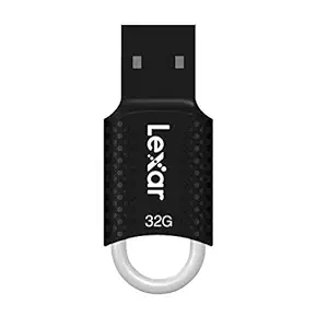 Lexar JumpDrive V40 32GB USB Flash Drive I reliable portable storage I Compatible with PC and Mac systems I Reliably stores and transfers photos, videos, files etc - (Black)