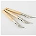 BLLNDX 3PCS Batik Pen Set Stainless Steel Stamping Pen 6x20CM Clay Sculpting Pottery Clay DIY Art Painting Tools Set for Ceramic Clay Fabric Painting Tools