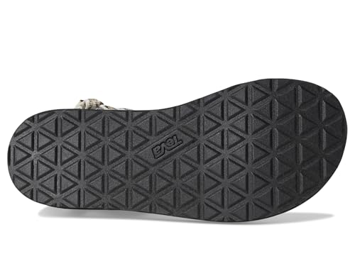 Teva Women's Original Universal Slim Sport Sandal, Archive Wings White/Black, 83