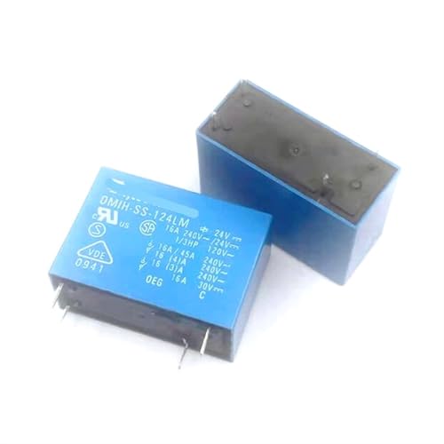Relais OMIH-SS-124LM 24VDC 16A 4 pin pour circuit imprimé de chauffage électronique