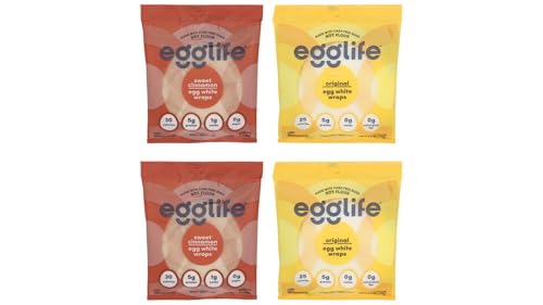 egg white wraps (Original, Cinnamon) - 4 PACK