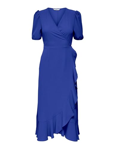 Robe Portefeuille Femme ONLY Onlmette Manches Courtes Style Croisé WVN