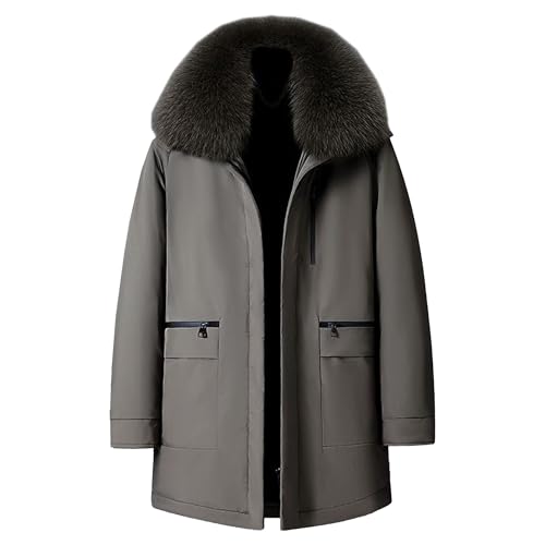 Manteau de protection thermique en duvet homme parka matelassée élégante