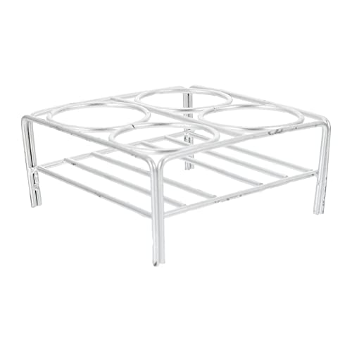 iplusmile Metal Stand Metal Brackets Laboratory Shelf Crucible Holder Metal Crucible Holder Industrial Crucible Rack Scientific Accessories () Metal Stand Metal Brackets