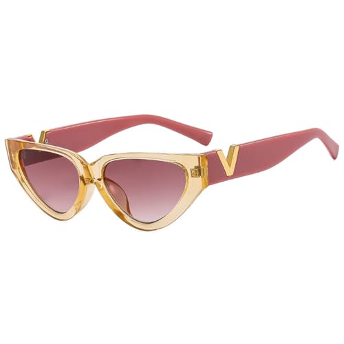 Lunettes de soleil œil de chat femmes vintage UV400 accessoire mode tendance 2024