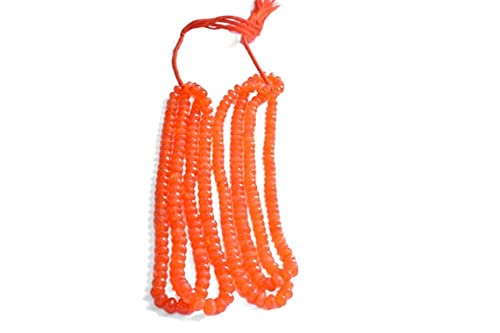 Cornaline LKBEADS perles facettées de 6-8 mm pour imaginer vos bijoux d'été bohèmes