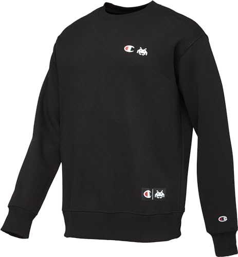 Champion X Space Invaders Crewneck Sweater Homme Idée Cadeau Geek