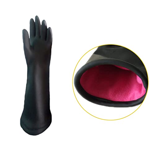 XISAOK Pet Bathing Gloves Grooming Glove for Dogs Cats with Long & Short Enhanced Thickness Design Waterproof Scratch