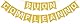 Vorgespanntes Buon Compleanno-Banner – KEIN DIY – mit glänzenden Buchstaben, glitzerndes Buon Compleanno-Banner für goldene Geburtstagsparty-Dekorationen und Zubehör