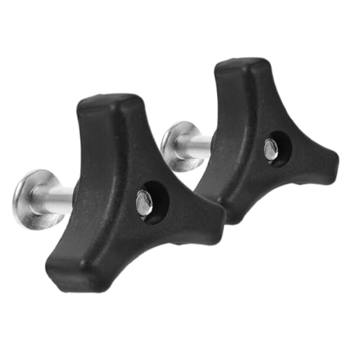 BESTonZON 2Sets Lawn Mower Handle Screws Knob Nut Durable Accessories for Manual Push Lawn Mowers Comfortable Handling for Efficient Outdoor Maintenance