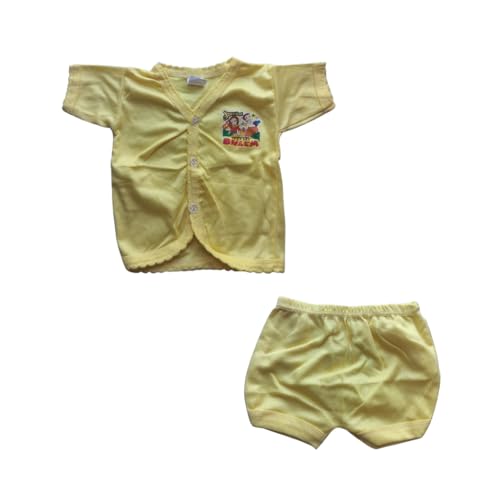 Image of NEW CONCEPT Born Baby Clothes Set Combo | Multicolor Baby Wear Pack Top and Bottom (Button Type)