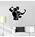 Olivialulu Vinyl Applique Sports Pareja Pareja Gimnasio Fitness Boxeo Artes marciales Mma Pegatinas de pared Decoración de la sala de estar en casa Qj16 71 * 57Cm Personalizable