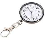 Beaupretty 1pezzi Orologio Orologio Decorativo Per Infermiere Anziano Fibbia Portachiavi