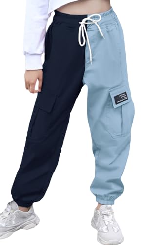 Image of SANGTREE Girls & Womens Drawstring Cargo Jogger Pants,3 Years - Women 3XL