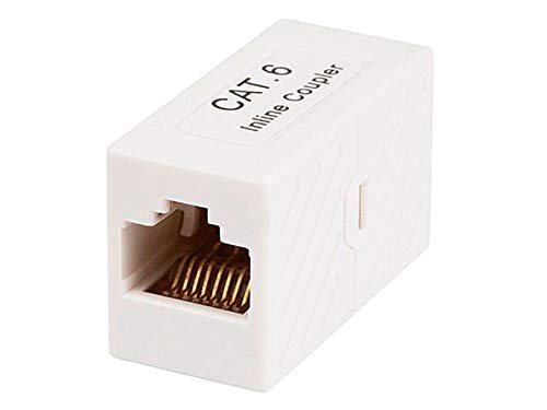 C&E Cat6 connecteur en ligne, Blanc