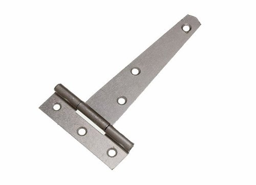 Charnières en T en acier galvanisé de haute résistance avec traitement BZP de 10,2 cm de long