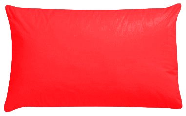 Luxury Polycotton Pair of Plain Pillowcase, 49cm x 74cm - Red, Pack of 2 โ image 1