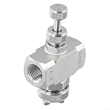 Pumixiy Luftzerstäubungsdüse aus Edelstahl, 1/4 BSPT-Gewinde für Niederdruck-Nebelsysteme, feine Sprühspitze für Befeuchtungs- und Kühlanwendungen