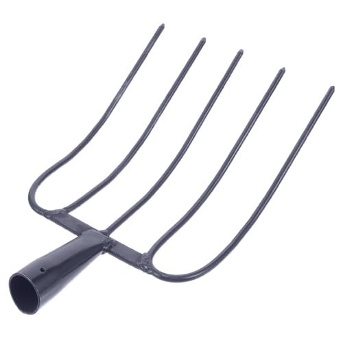 OFFSCH Horquilla Agrícola Duradera para Estiércol De Caballo Herramienta Multifuncional De Jardinería para Exteriores y Limpieza Rural