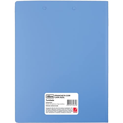 Tilibra - Prancheta Com Capa - Azul