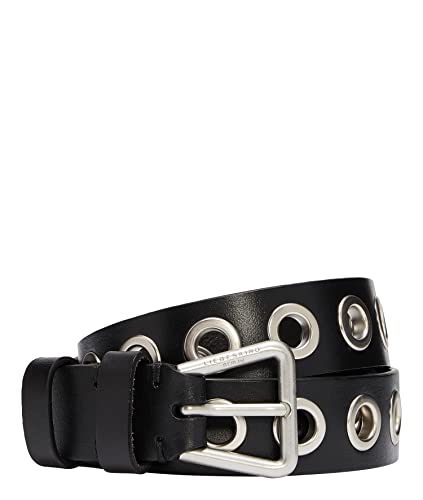 Ceinture argentée femme noire Liebeskind pour ajuster vos pantalons
