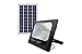 Faro led smd 60W watt con indicatore di carica pannello solare telecomando each
