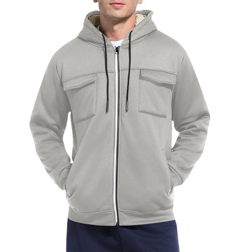 Chaqueta de hombre con capucha clásica resistente a suciedad 4