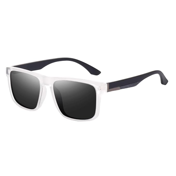 Image of CREEK Trendy Square Metal Rimless Sunglasses for Men Women Retro Sun Glasses Luxury Classic Shades