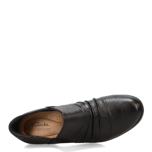 Clarks Clarks Black's Emily 2 Cove Pump, Black Leather, 11 Medium US