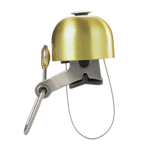 Lunaobrik Timbre para Bicicleta - Timbre Plegable Retro para Bici | Accesorios De Ciclismo para Adultos, Niños Y Ciclistas De Senderismo