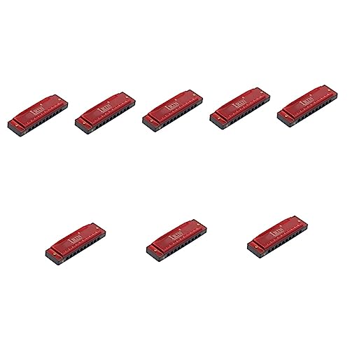 FAVOMOTO 8 Pièces 10 Trous 20 Tons Harmonica Pour Enfants Océan – Blues Harpe Harpe Française Harmonica Diatonique Harmonica Chrome Plaqué Cuivre Rouge Instrument De Musique Métal - Les Beatles, Paul McCartney, John Lennon, RIngo Starr, George Harrison FAVOMOTO 8 Pièces 10 Trous 20 Tons Harmonica Pour Enfants Océan - Blues Harpe Harpe Française Harmonica Diatonique Harmonica Chrome Plaqué Cuivre Rouge Instrument De Musique Métal