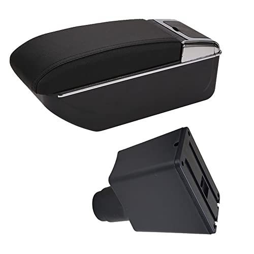 Accoudoir Central pour Renault pour Logan 2 Accoudoir Voiture Accoudoir Boîte Console Centrale Boîte De Rangement Accoudoir Voiture Accessoires (Color : B, Size : 2)