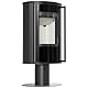 KRATKI Kaminofen aus Stahl mit Sockel Erik 5,5 kW Ø 150 mm – Freistehender Holzofen, effizient & umweltfreundlich, Clean-Glass-System und Termotec - ECODESIGN, BImSchV 2 - Moderne Optik, schwarz
