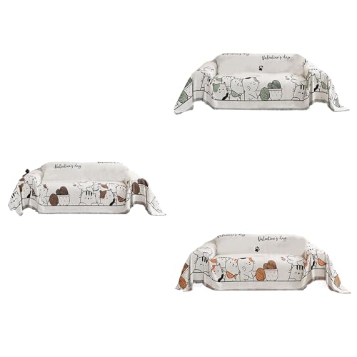 Housse de canapé en chenille réversible de qualité supérieure et lavable - 5