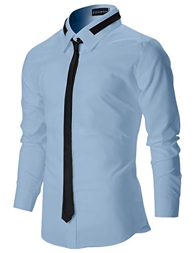 Image of Zombom Men's Regular Fit Casual Shirts
