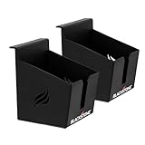 Blackstone 5396 Magnetic Beverage Holder (2 Piece) Squeeze Bottle Holder for Grill, Griddle Accessories, Storage for BBQ Bottles, Seasonings, Portable, Easy to Install, Black