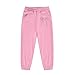 2 Piece Lounge Set For Girls Casual Y2K Bow Printed Lightweight Sweatsuit Fashion Comfort Drop Shoulder Tracksuit Pink,4-5 Years