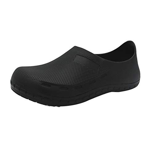 Jiyaru Zapatos de Trabajo Zapatos para Sanitarios y Hosteleria para Hombre, Zuecos de Trabajo para Cocina Cocinero Resistente al Agua y al Aceite Profesional Asian 41