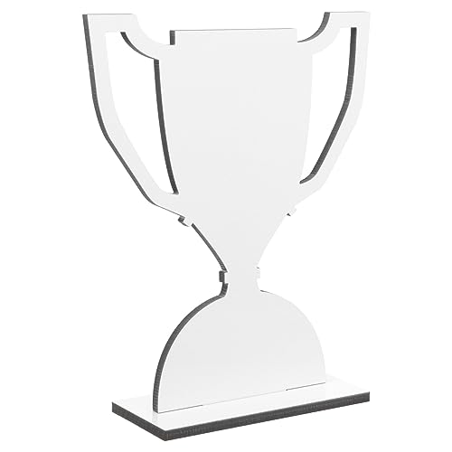 Décorations vierges par sublimation EXCEART pour trophée blanc de table