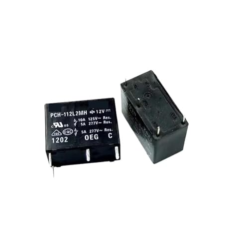 Relais PCH112L2MH 12V évitez les pannes de contacteur 10A pour circuit carte 10X