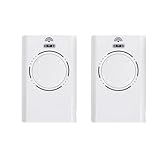 Telecomando Cancello 868MHz Universale, Compatibile con XT2 868 SLH LR, XT4 868 SLH LR, T2/T4 868 SLH, DL2/DL4 868 SLH - Sostituto per Apriporta Garage e Cancelli, 4 Canali, Bianco, 2 piezas